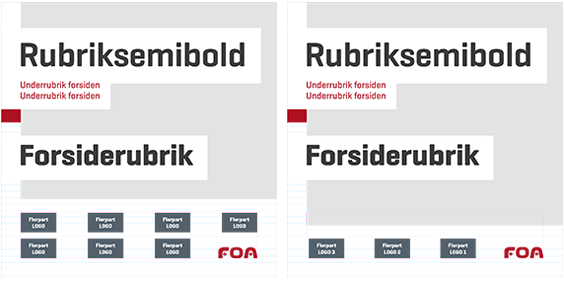 Eksempel på opsætning af flerpartspjece 21x21-format